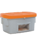 100 Litre Grit Bin - Orange Lid - Dispensing Hatch